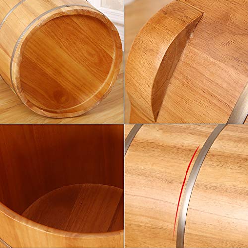 Bañera de Madera para Pedicure - Barril de Roble miniatura 6