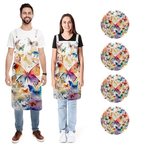 Tabliers de cuisine homme et femme protection imperméable tailles L et M