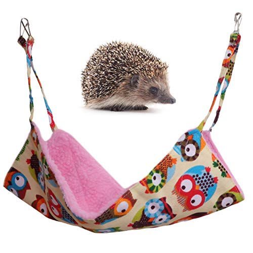 ULTECHNOVO Pequena Gaiola para Animais de Estimação Cama de Pelúcia Macia para Animais de Estimação