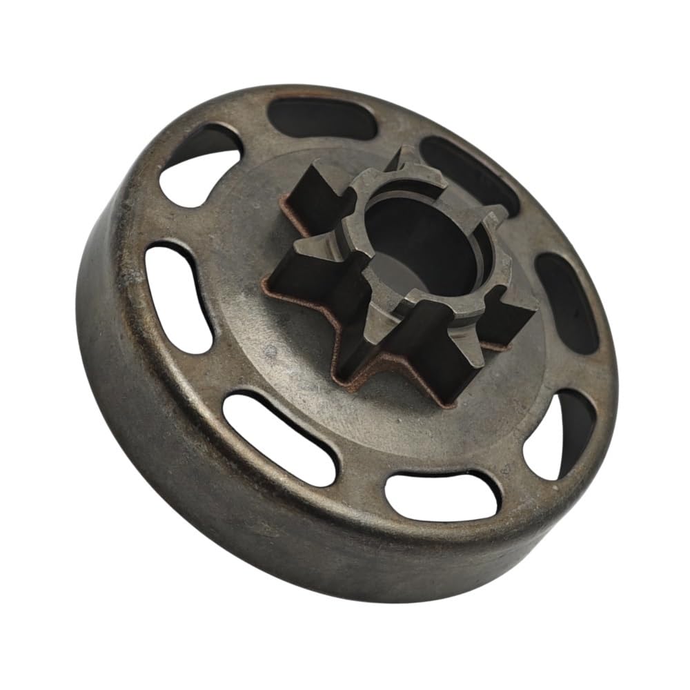 Tambor de Embrague de 8,25 mm (0,325") 7T Compatible con motosierras 435, 435E, 440 y 440E. Incluye Tensor de Cadena con Engranaje helicoidal y rodamiento. Accesorios for Motosierra.