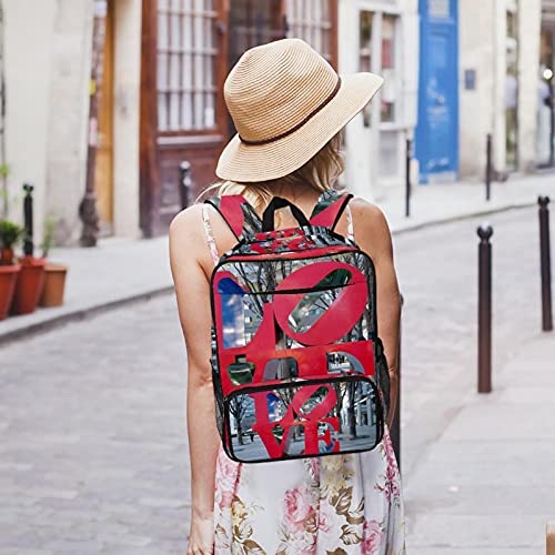Sac à dos ordinateur portable décontracté et imprimé pour le travail - 7