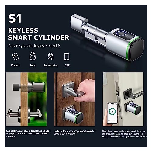 Serrure de porte à empreinte digitale Tuya pour sécurité hôtel - 7