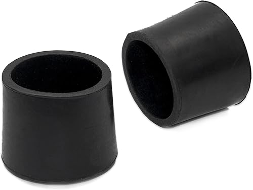Miniatura 29 de Flyshop 4 tapas redondas de goma de 1.772 in para patas de silla, protectores de suelo, antideslizantes y reducción de ruido, calcetines duraderos