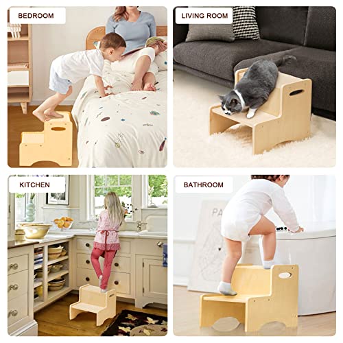 Wood City STEP STOOL2 Wooden Toddler Step Stool thumb #3