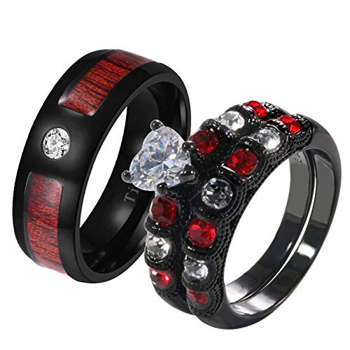 ringheart 2 ނƔޏ̃O JbvO zCgS[hbL n[gJbg L[rbNWRjA fB[X EFfBOOZbg bh`^X`[ Yw, women size6 & men size9,  N