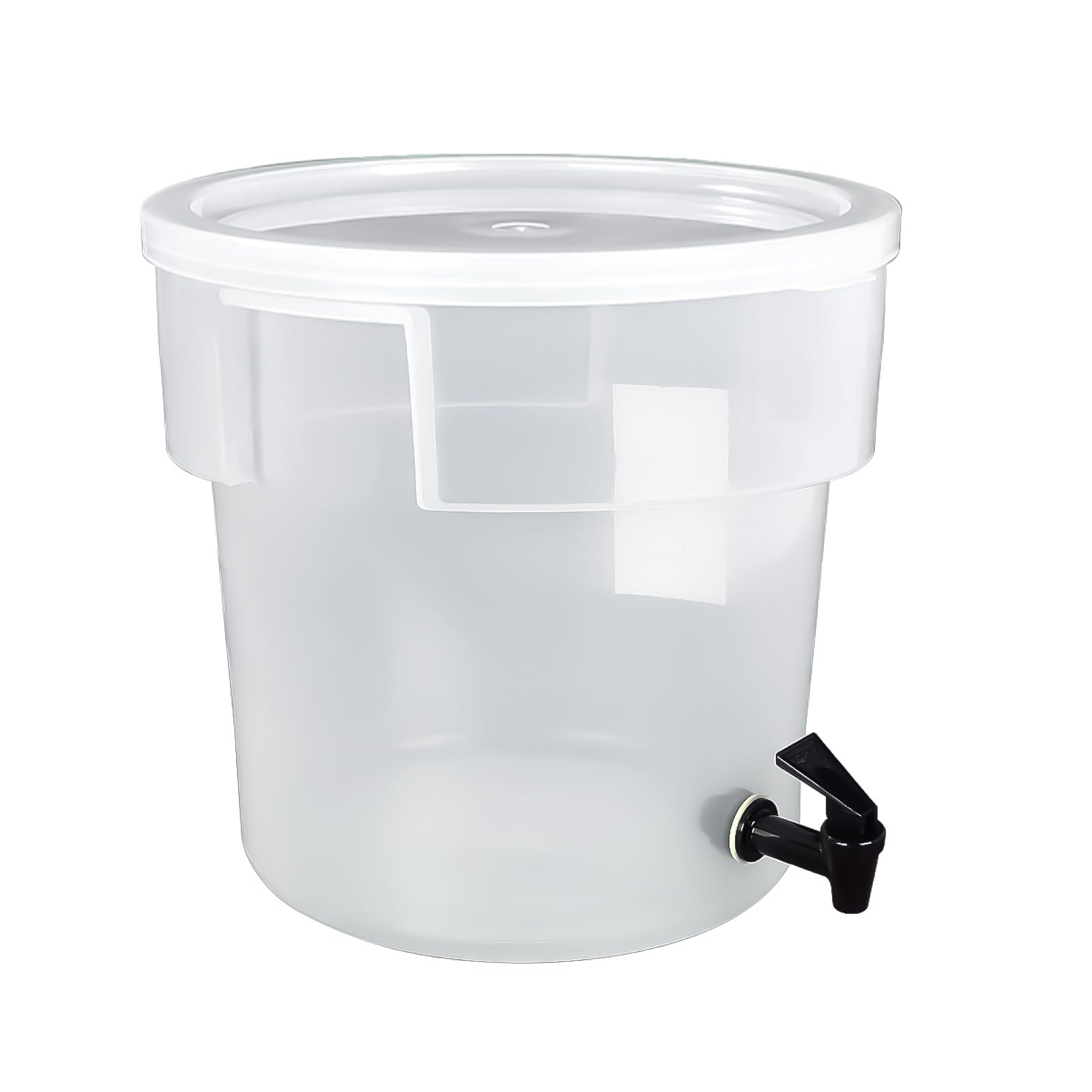 APGLSXY Portable Round Beverage Dispenser Insulated Container for Cold Drink Coffee Juices Outdoors Event Parties Portable PP Materials Beverage Dispenser