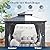 COVERONICS 10' x 10' Outdoor Galvanized Hardtop Gazebo - Aluminum Heavy-Duty Double Roof Vented Gazebo with Breathable Netting & Privacy Curtains for Patio, Porch, Garden, Lawn