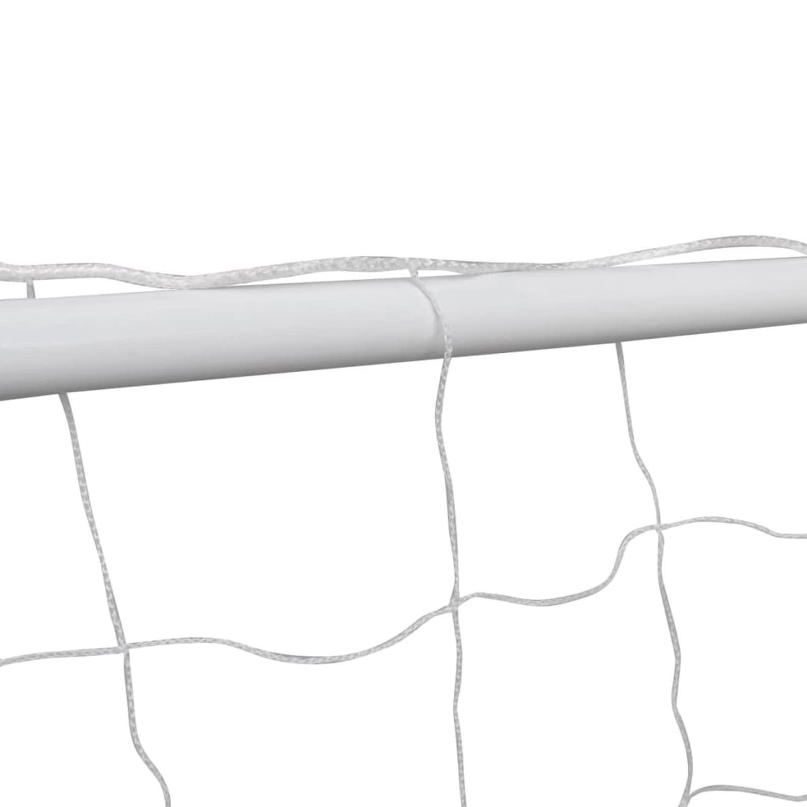 Porterías de fútbol 2 uds, Porterias De Futbol para Jardin, Porteria Futbol Ni?os, Kit Entrenamiento Futbol Ni?os, con Red 182x61x122 cm Acero Blanco