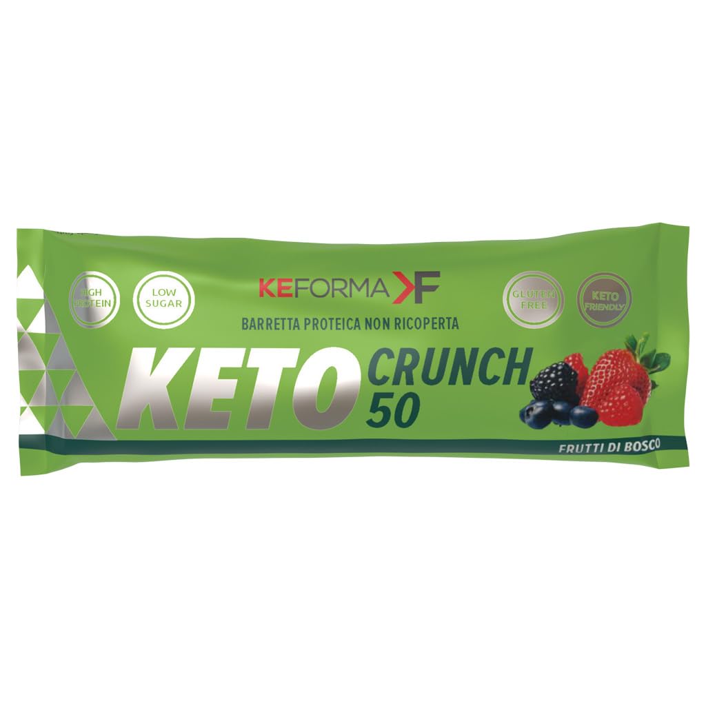 KEFORMA KETO CRUNCH 50 50 GR Frutti di Bosco