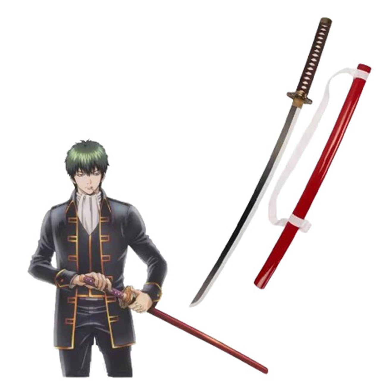 星魂 武士刀 武具 刀装具 日本刀 模造刀 銅装具 コレクション 贈り物 Amazon.co.jp: 銀魂 土方 十四朗 妖刀 コスプレ道具 刀剣武器 模造刀
