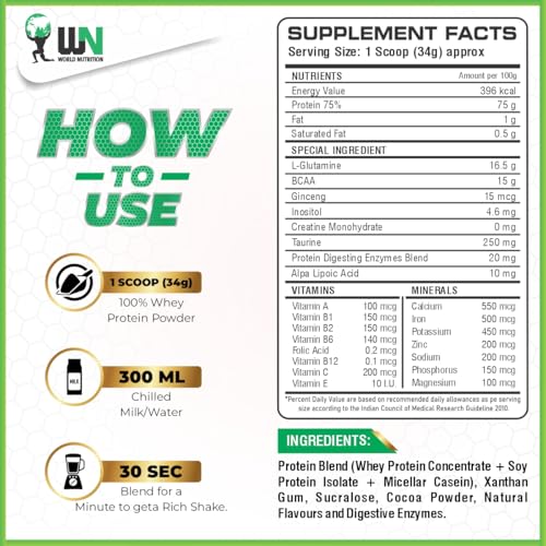 Image of Dynamic Whey-Zero | Whey Protein Powder with 25g Protein, 5.5g BCAA & 5g Glutamine | For Muscle Growth, Workout Recovery & Strength Support | Cookies & Cream - 34g (Single Serving)