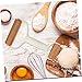 Amosfun Double Ends Dough Rolling Pin Versatile Baking Roller for All Dough Types Construction Effortless Rolling for Consistent Results for Home Bakers
