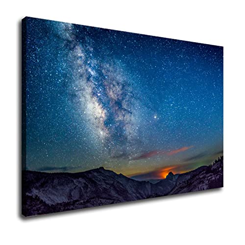 Amazon.co.jp: ベッドルームウォールアート 天の川 絵画インテリアの