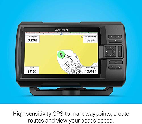 Garmin Striker Vivid 7Sv Bundle With Transducer And Protective Cover, 7-Inch Color Fishfinder, Vivid Scanning Sonar Color Palettes 010-02553-00 #TOP6