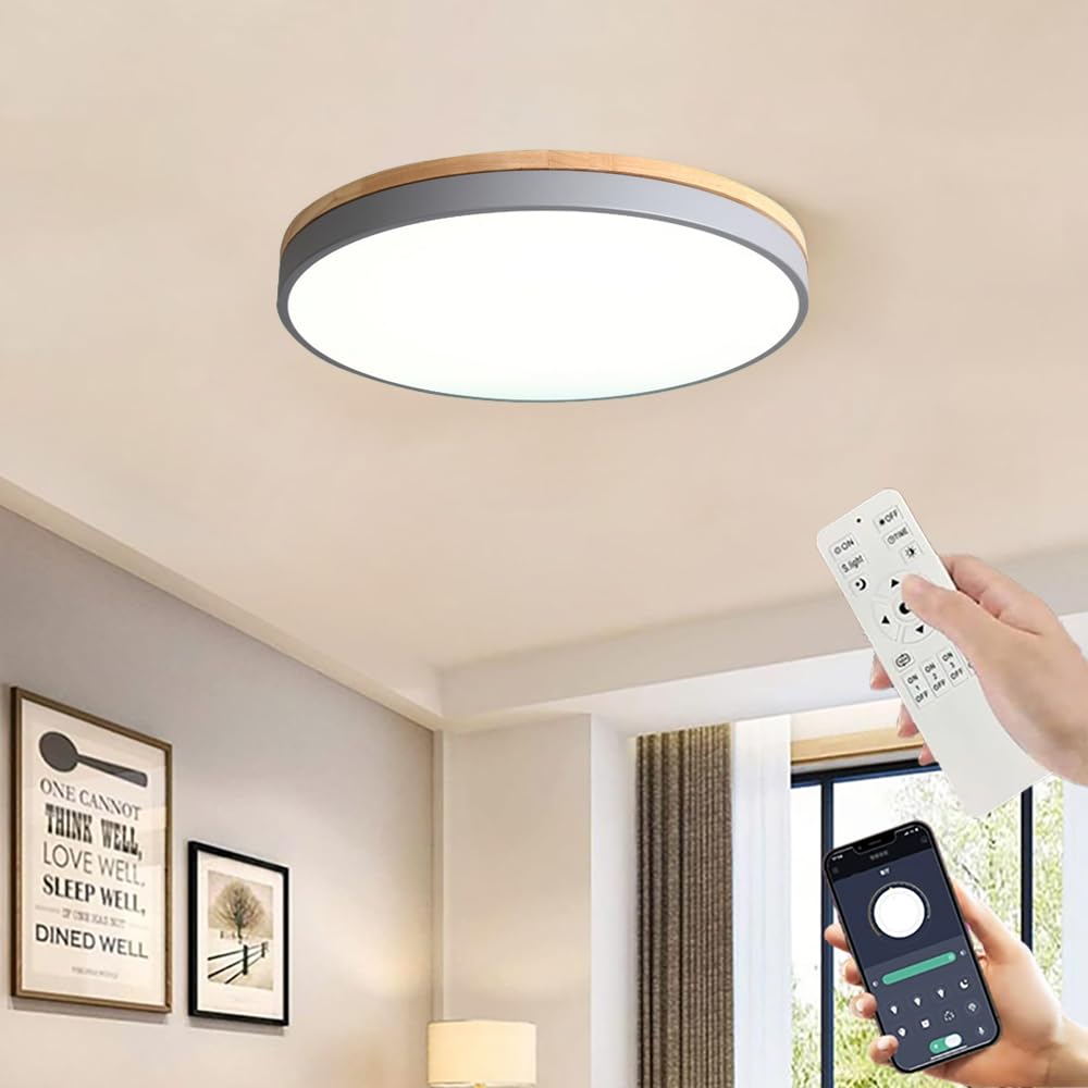 Amazon.co.jp : シーリングライト LED 調光調色 明るい リモコン付き