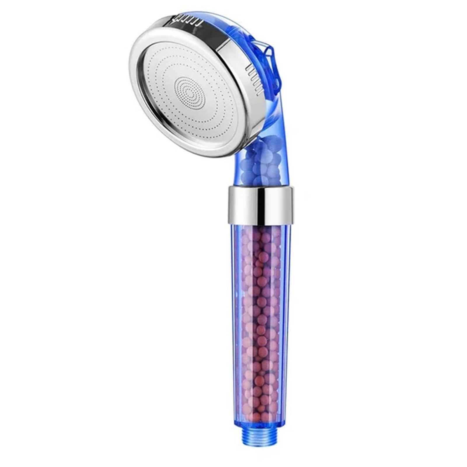 Shower Head 3 Functions High Pressure Water Saving Handheld Rainfall Bathroom Accessories Anion Filter Suitable for Showering(Color03)