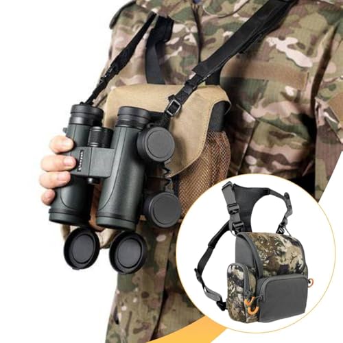 Pechera para prismáticos Oxford resistente al agua con compartimentos y camuflaje 4