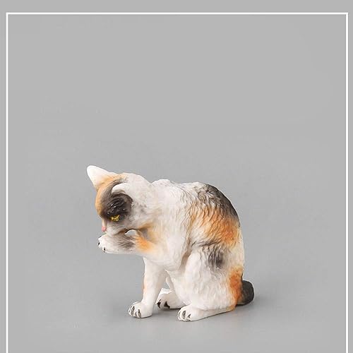 Miniatura 5 de 5 piezas de lindo gato en miniatura de hadas, jardín, terrario, decoración de plantas, bonsái, manualidades, 5 estilos