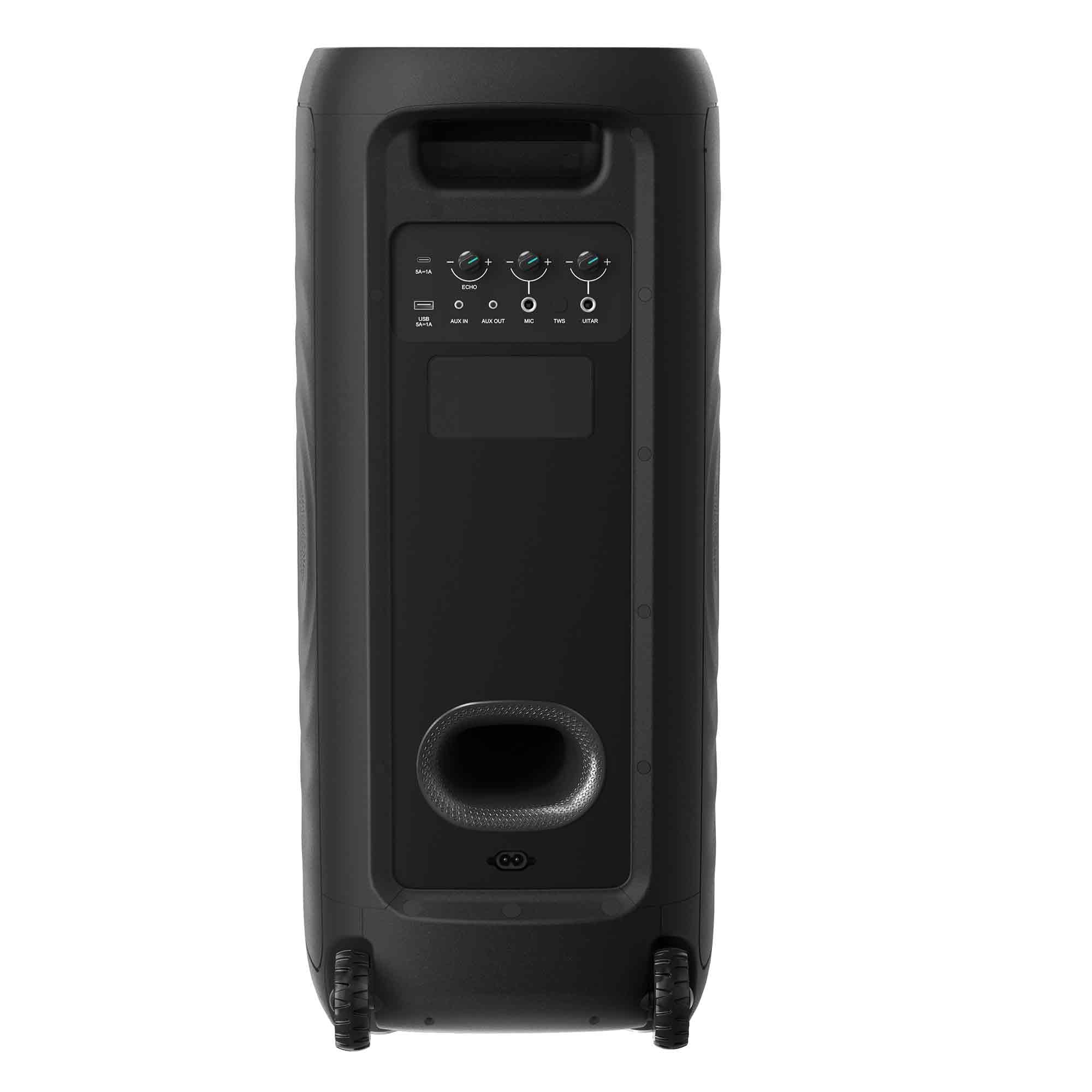 Hisense Party Thunder, 620 W Maximale Audioleistung, AI Lichtshow, 18 Stunden Akkulaufzeit, Auracast™ Receiver, Transportierbar, ConnectLife, IPX4 Wasserdicht, AI Vocal Fader, Bluetooth 5.4