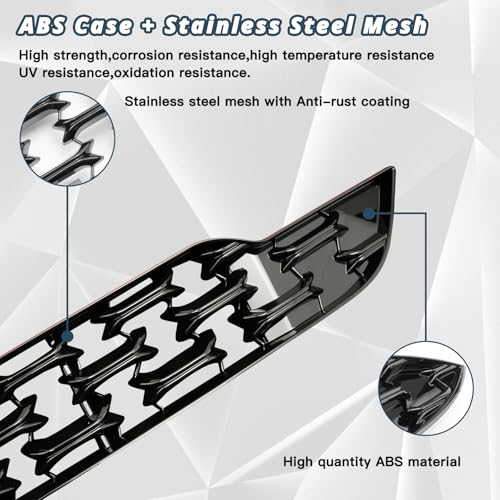 Image of 2023-2026 CX50 Front Grill Mesh Inserts Trims for 2026 Mazda CX-50 Accessories ABS Material Front Grille Guard Compatible with 2023 2024 2025 2026 Mazda CX50(2PCS /Sets)