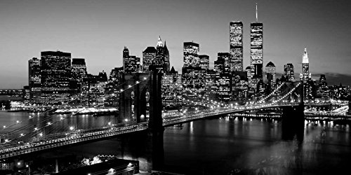 Toile Brooklyn Bridge NYC Richard Berenholtz grand tableau paysage pour salon chic