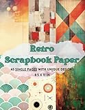 Retro Scrapbook Paper: Craft Paper For Card Making, Origami & DIY Projects | Collage Paper
