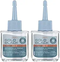 Kit Reparador De Pontas Amend Gold Black 2x30ml