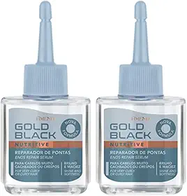 Kit Reparador De Pontas Amend Gold Black 2x30ml