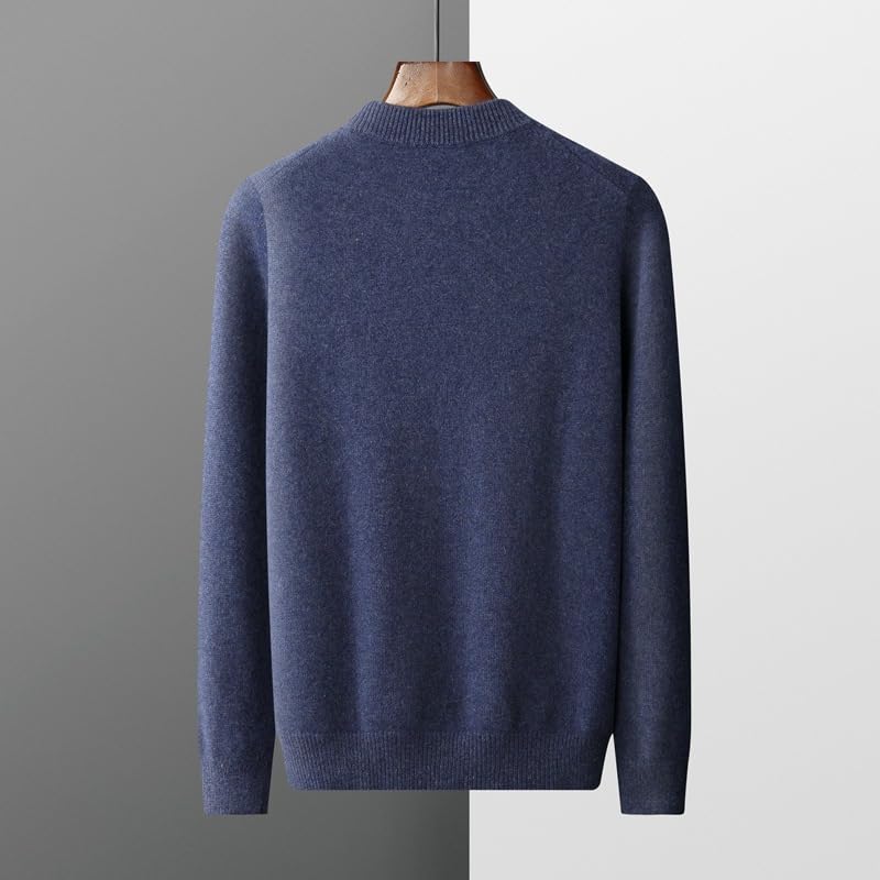 Men's Knitted Sweater Middle-Aged and Young Casual Thickened Sweater Winter3