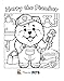 Fansee Pets Career-Themed Dog Characters Coloring Book for Kids, Educational Activity Book