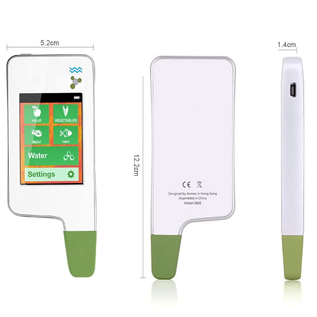 Tester Per Nitrati E Pesticidi - Misuratore Per Frutta, Verdura, Carne E Pesce - Risultati Rapidissimi E Precisi - Foto 5