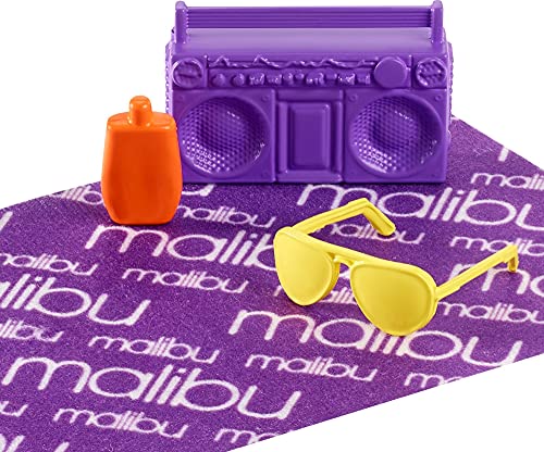 Barbie GYG18 - Loves the Ocean Volleyballspaß Spielset mit Volleyballnetz und Zubehör aus recyceltem Kunststoff, Spielzeug Geschenk für Kinder von 3 bis 7 Jahren – Bild 4