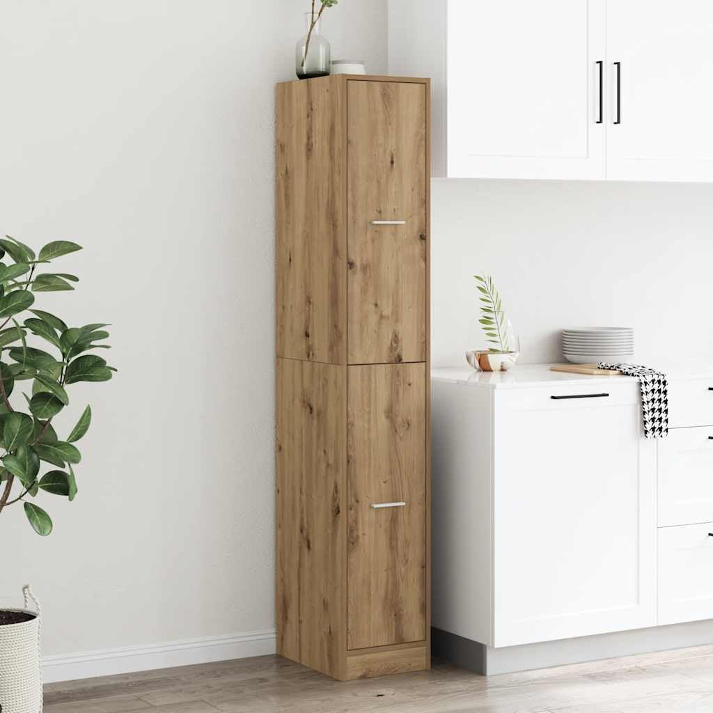 Générique Armoire d'apothicaire chêne Artisanal Bois d'ingénierie,Casiers & armoires de Rangement,3309635