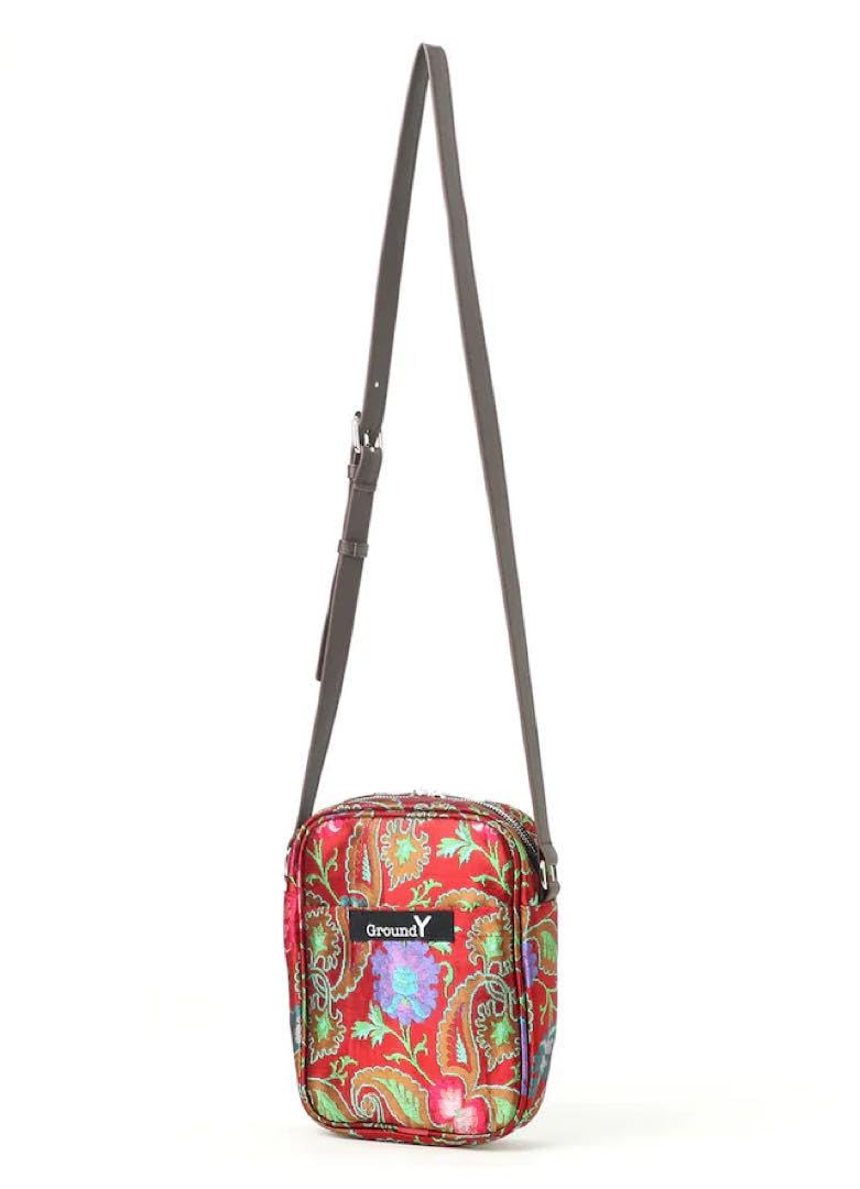 Amazon.co.jp: Ground Y Flower Shoulder Bag RED : ファッション