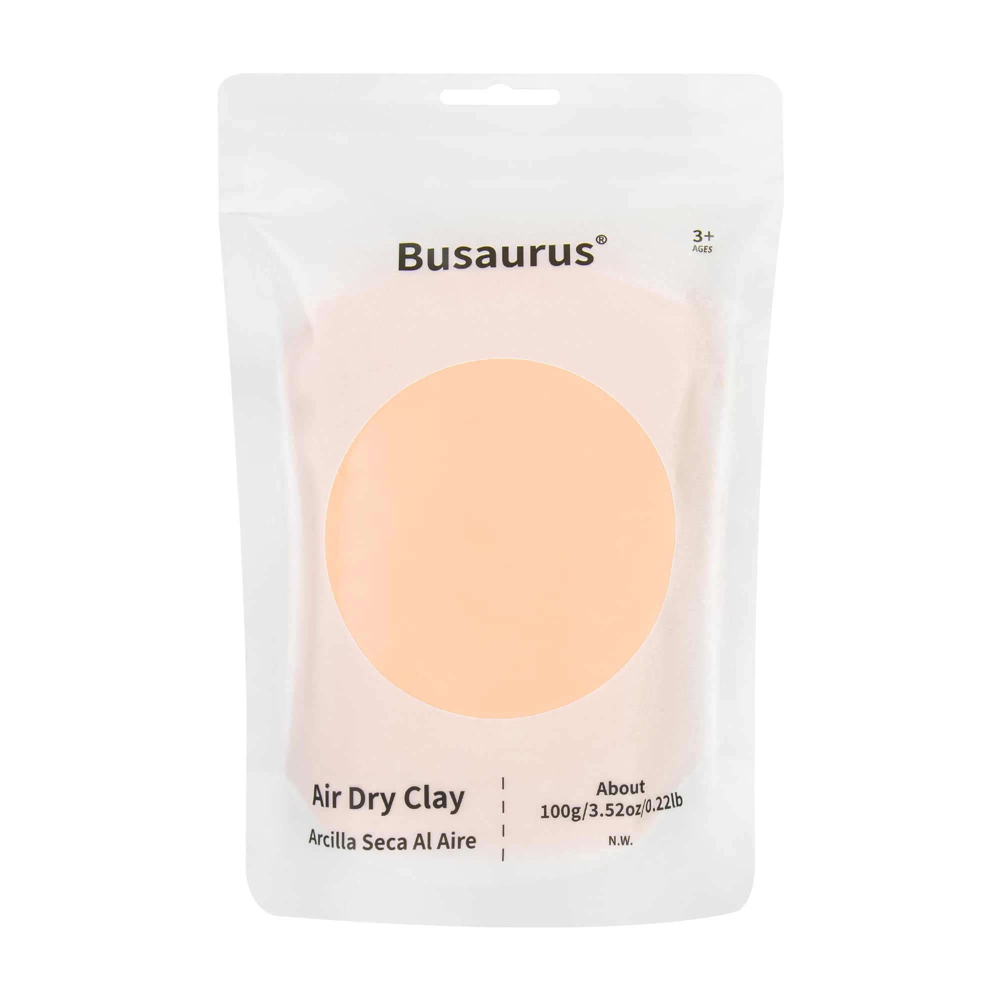 100g Skin & Natural Colour Air Dry Foam Clay - Soft Migic Modeling Clay for Youngsters to Creative Skills Development - DIY Clay for Sculpting for Kids Age 3+(Peach Colour) — image 1