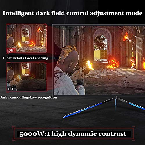 Image of 24 /27 Inch Wide Monitor Borderless IPS Desktop Computer Monitor 1920x1080 Large High-Definition LCD Monitors dc+hdmi+dp+USB Interface with Breathing Light