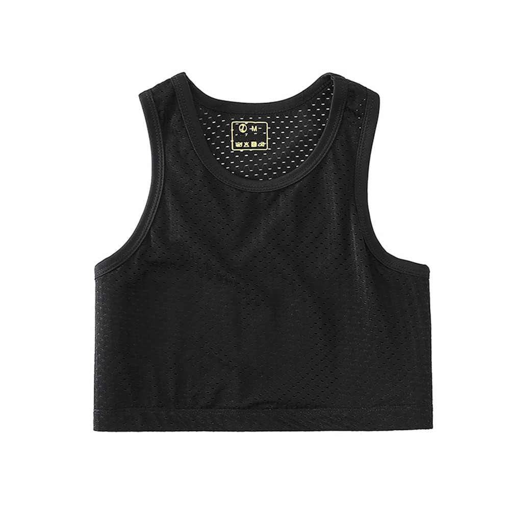 Tomboy Breathable Mesh Sturdy Stretchy Pullover Chest Binder Masculine Tank Top