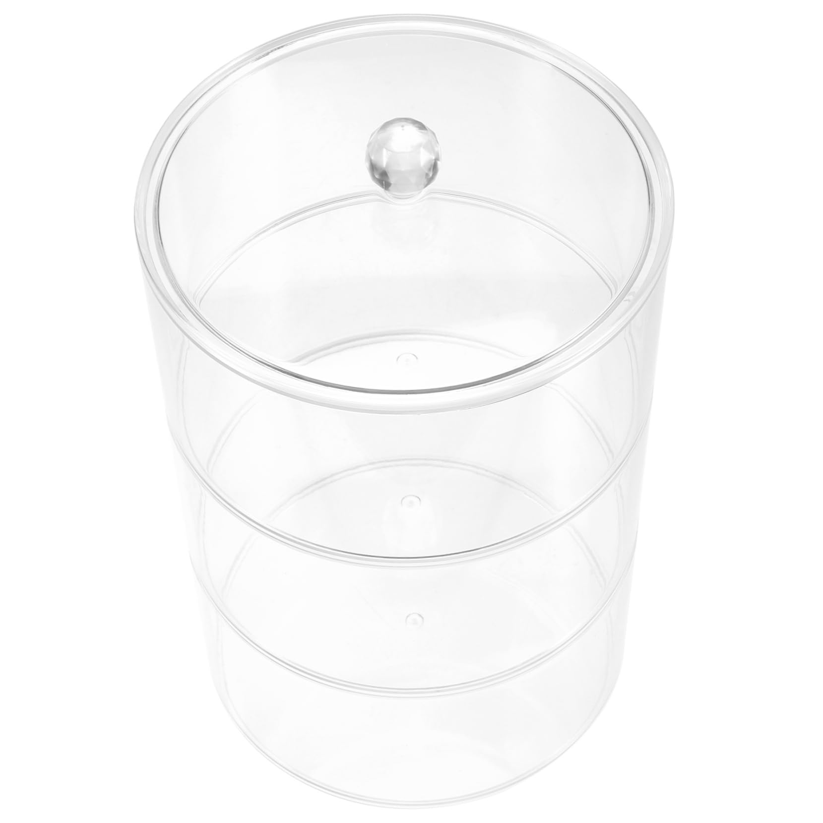 Alipis Multi Jewelry Storage Box Transparent Belt Organizer for Watches Earrings and Accessories Stylish Desktop Display Case for Home Organization