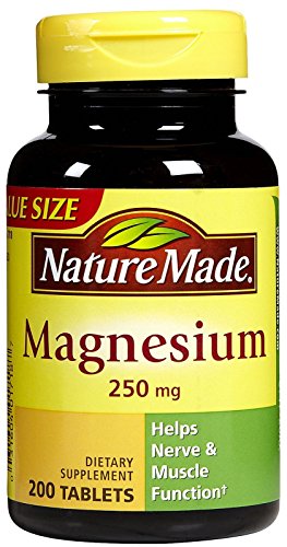 Nature Made Magnesium 250 mg Tabs, 200 ct