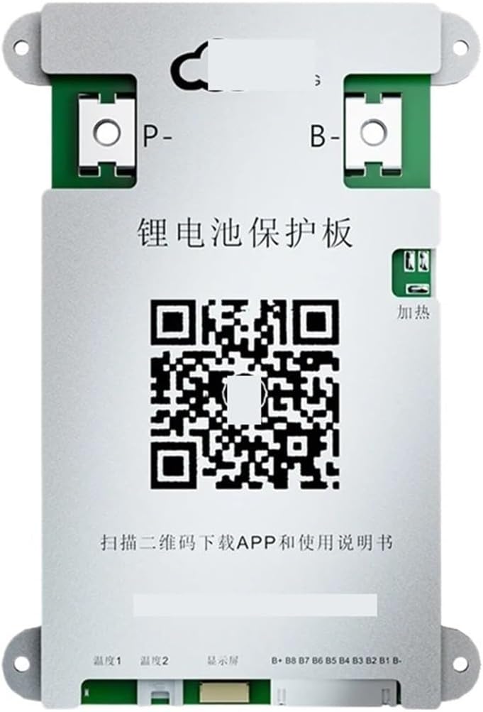 3S 4S 5S 6S 7S 8S 24S RS485 Heat CAN 1A 2A Active Balance for Li-ion Lifepo4 Lto Battery 200A 300A(B1A8S10P-HC)