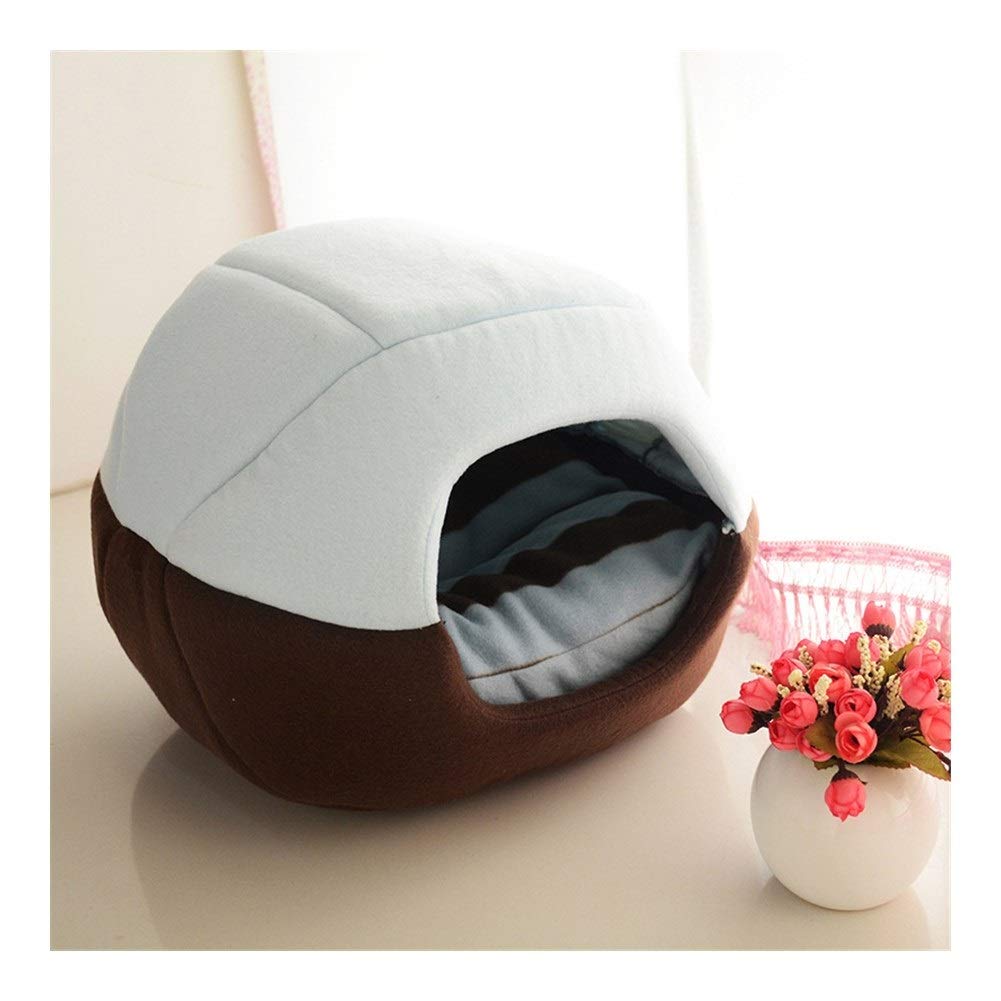 Lit pour chiens et chats pliable doux - Cave chiot et tapis chaud S