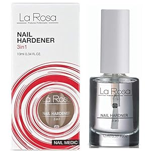 La Rosa Productos Profesionales 3 in 1 Nagel Hardener Top en Base Coat Regenereert Versterkt en beschermt broze…