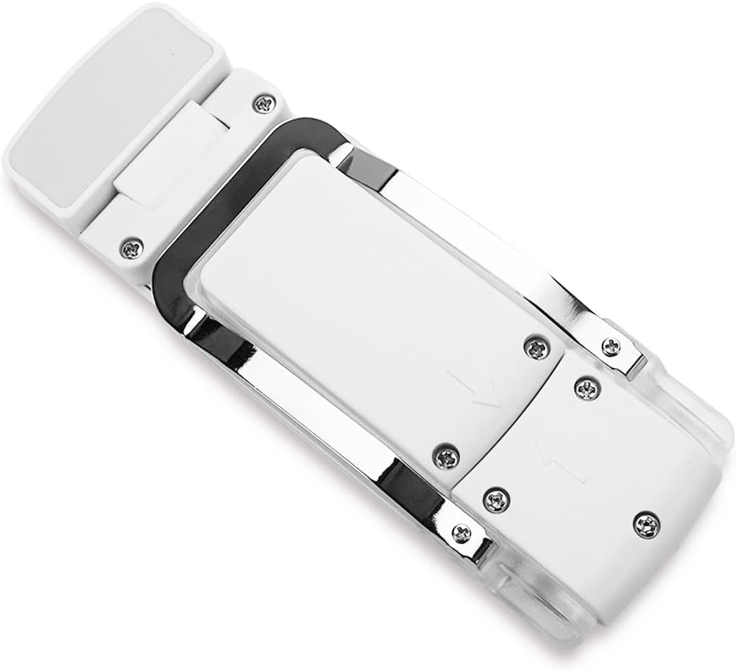 QUMOX Lámpara de Lectura LED con Clip – 3 Tonos Ámbar, 5 Niveles de Brillo, Temporizador, Cabezal Ajustable, Recargable por USB – Luz de Lectura para Libros, Cama, Viaje (Blanco)