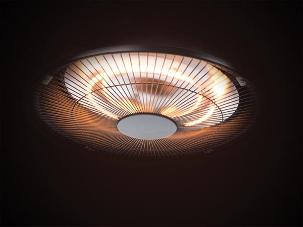 Perel PHC1500-H Podgrzewacz tarasowy do zawieszania 1500 W, Styl Retro