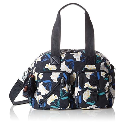 Kipling Defea, Borsa Con Maniglia Donna, Multicolore (C60 Magnolia Pr), 33x24.5x19 cm (B X H X T)