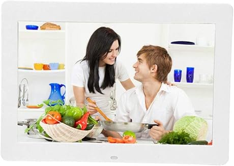 Digitaler YANEN-Fotorahmen 14-Zoll-HD-HDMI-Eingang elektronischer Fotorahmen Multimedia-Videoplayer Online-Speicher Farbe WeiAY WeiAY Digitaler YANEN-Fotorahmen 14-Zoll-HD-HDMI-Eingang elektronischer Fotorahmen Multimedia-Videoplayer Online-Speicher Farbe WeiAY WeiAY