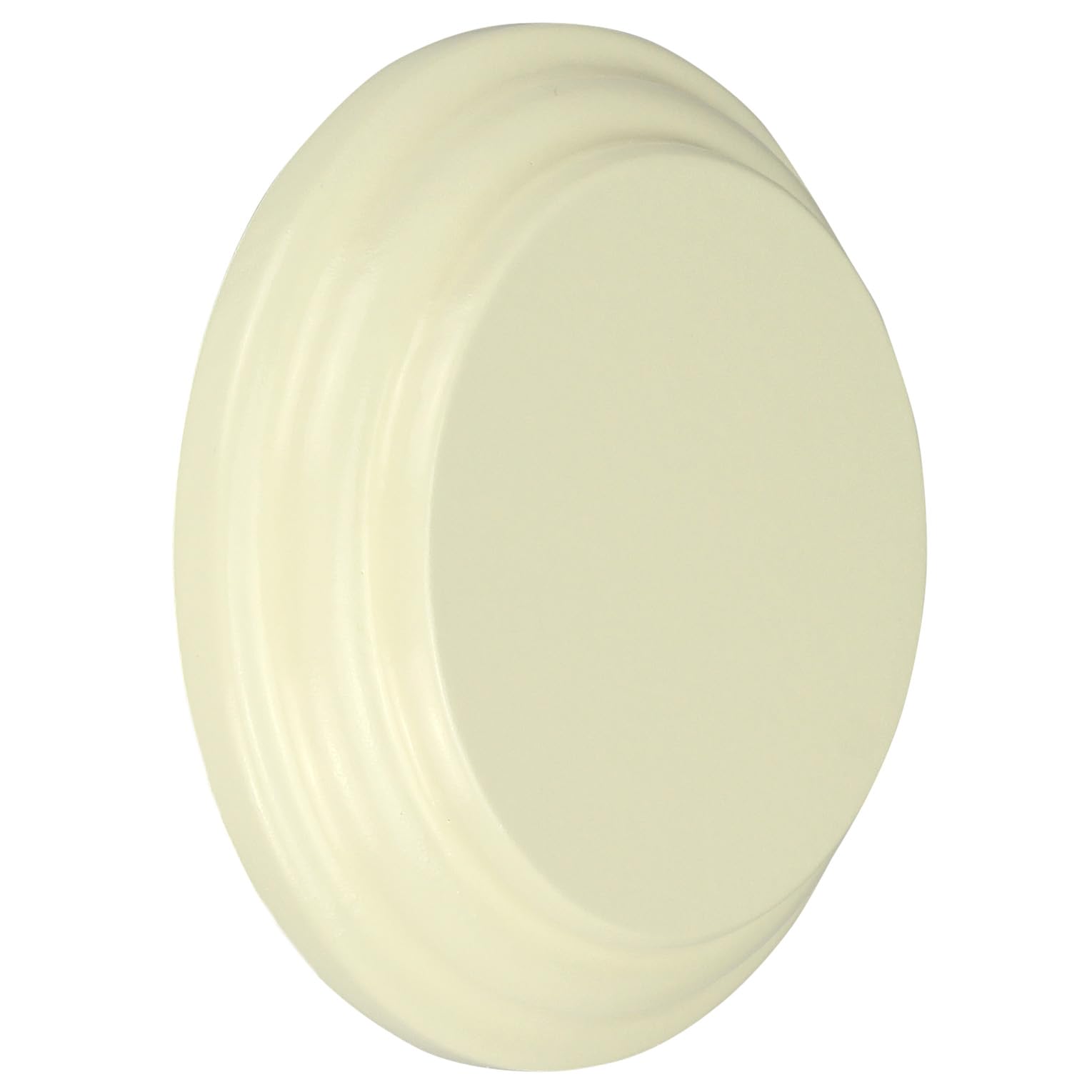 Jackson Woodturners Circular Wall Patrice for Handrail Brackets – 96mm x 19mm – Available in Pine, Oak, White Primed, Hemlock, Dark Hardwood, Pre-Finished Oak (White Primed) — image 1