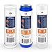 Aquaboon Replacement Water Filter Set: CTO+GAC+Sediment All 5 Micron, Fit Most RO Units