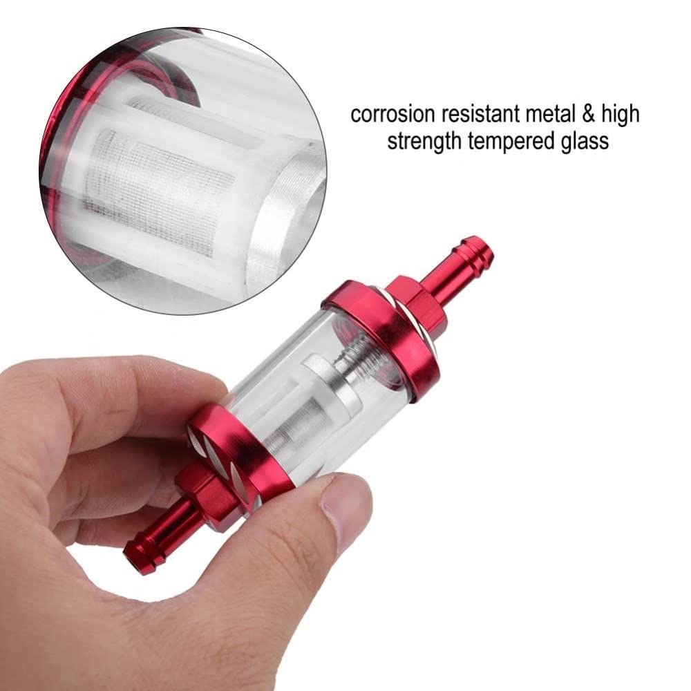 Tubo flessibile del carburante con filtro, kit filtro carburante universale, tubo flessibile del