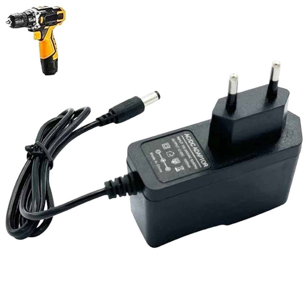 Lithium Battery Charger for 12v Cordless Drill Charger Power Adapter (1Pcs 12V 1Amp DC Power Adapter)-image-17